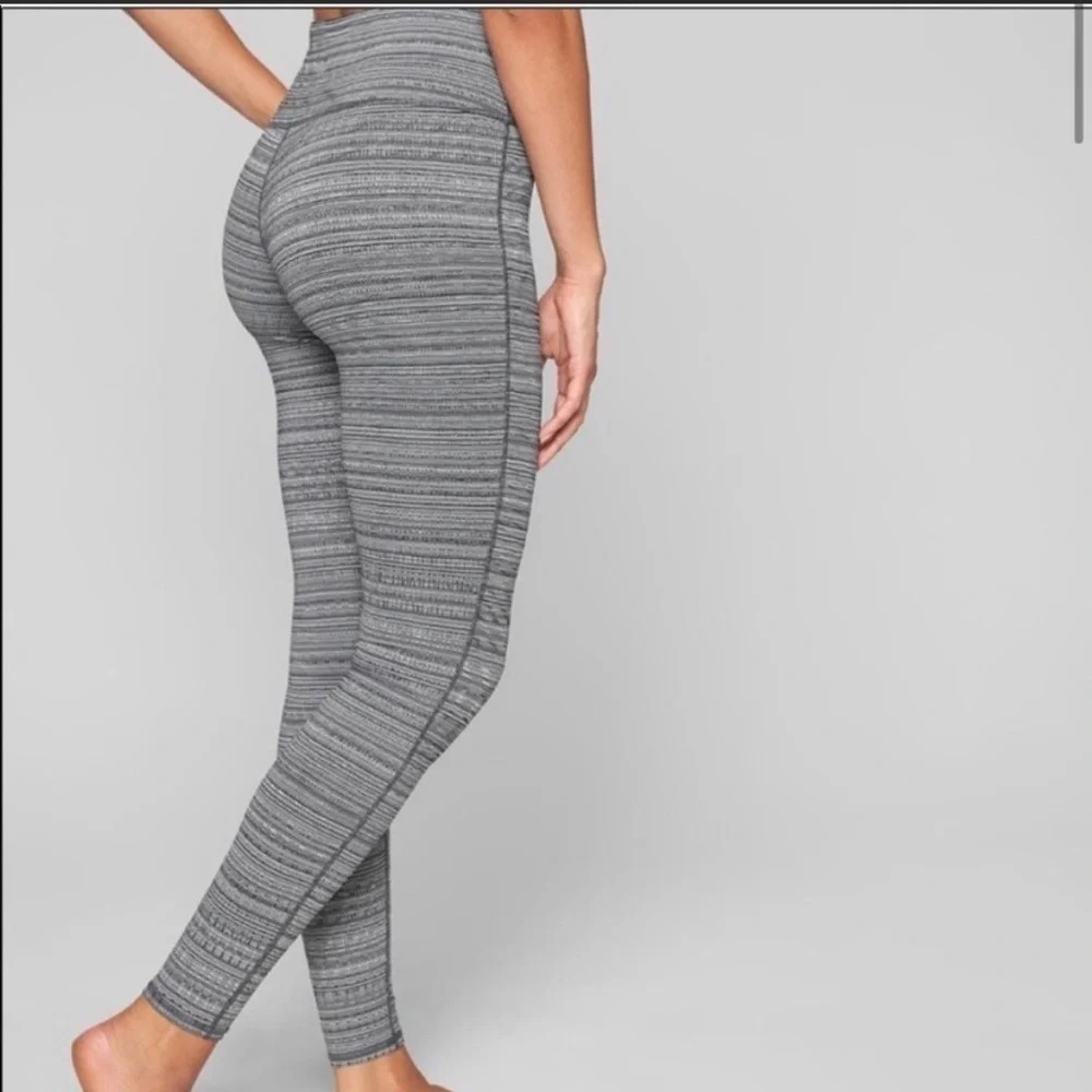 ATHLETA HIGH RISE JACQUARD CHATURANGA TIGHT Legging